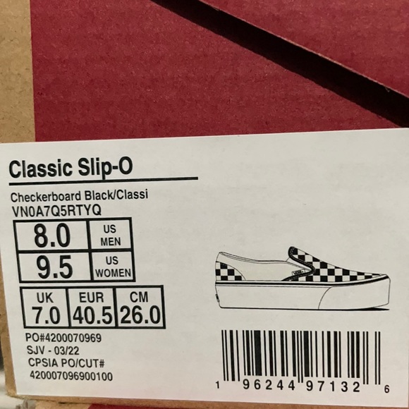 Vans Classic Checkered slip on Stackform - Picture 7 of 12